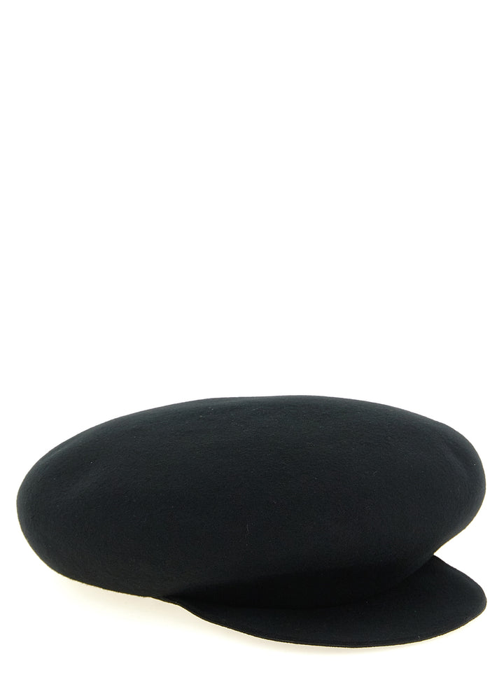 Yohji Yamamoto Black Polyethylene Cap (Baseball Hat)