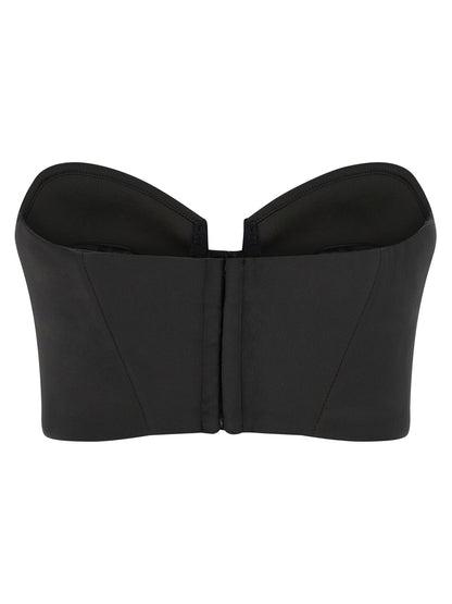 Elisabetta Franchi Black Polyester Tank Tops