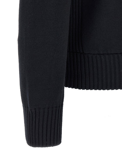Moncler Blue Polyester Cardigan