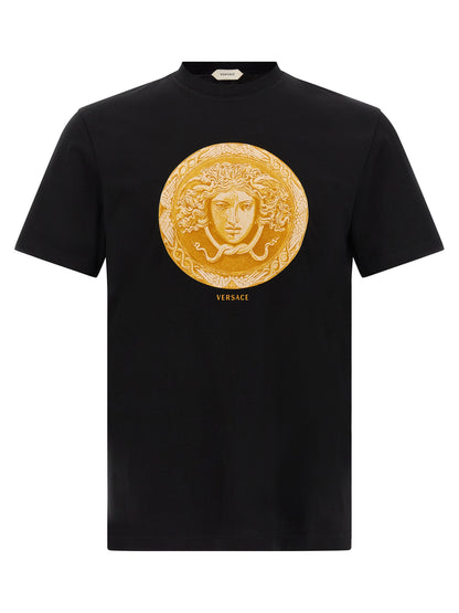 Versace Black Cotton T-Shirt