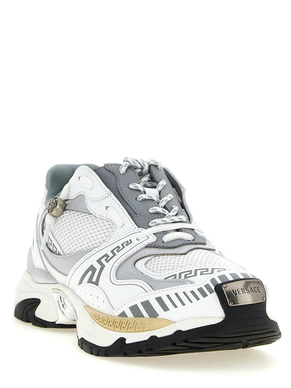 Versace Multicolor Calfskin Chunky Sneakers
