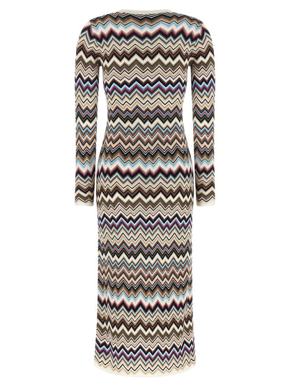 Missoni Multicolor Viscose Midi Dress