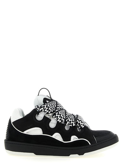 Lanvin Bicolor Calfskin Chunky Sneakers