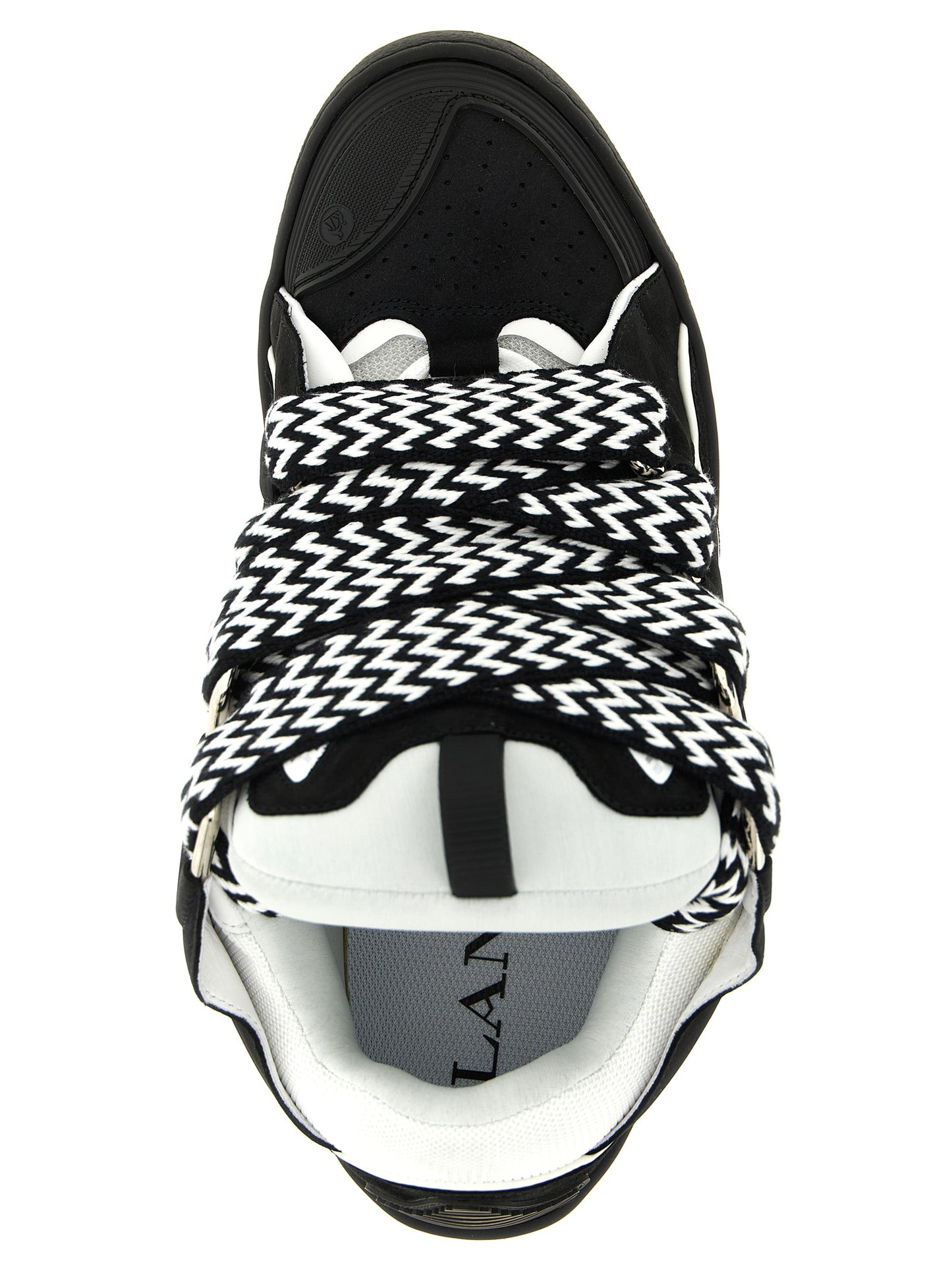 Lanvin Bicolor Calfskin Chunky Sneakers