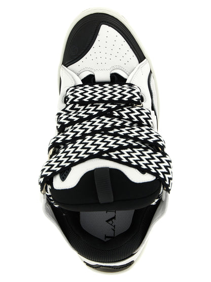 Lanvin Bicolor Calfskin Chunky Sneakers