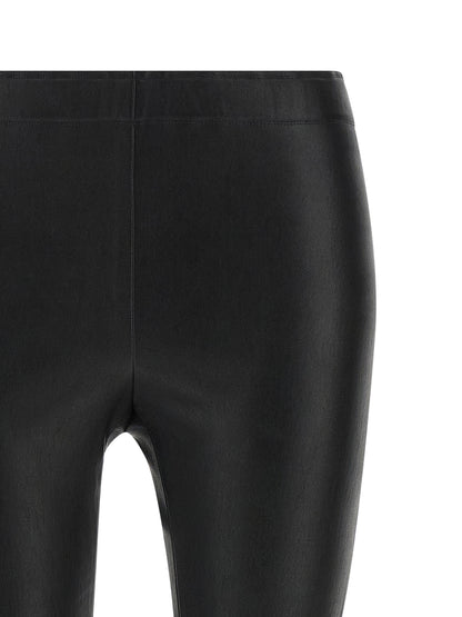STOULS Black Leather Pants