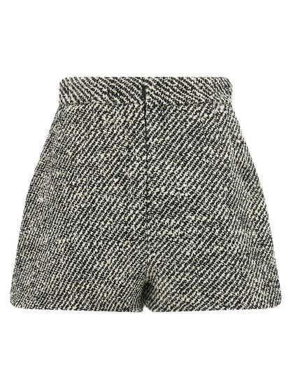 Versace Bicolor Virgin Wool Bermuda Shorts