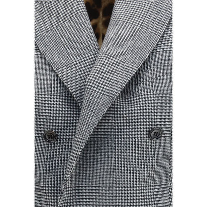 Dolce & Gabbana Gray Wool Oves Aries Waistcoat