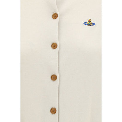 Vivienne Westwood White Cotton Cardigan