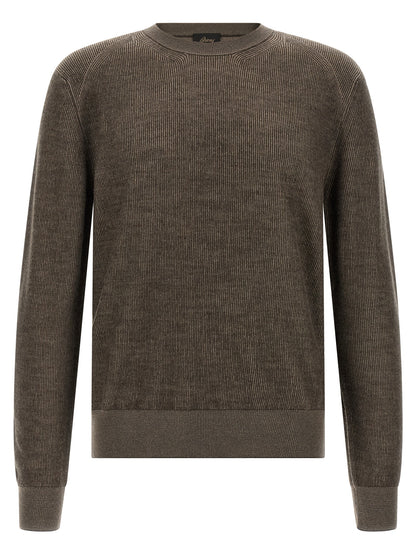 Brioni Brown Cashmere Cardigan