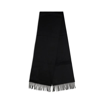Max Mara Black Cashmere Scarf