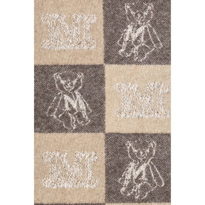 Max Mara Beige Cashmere Scarf