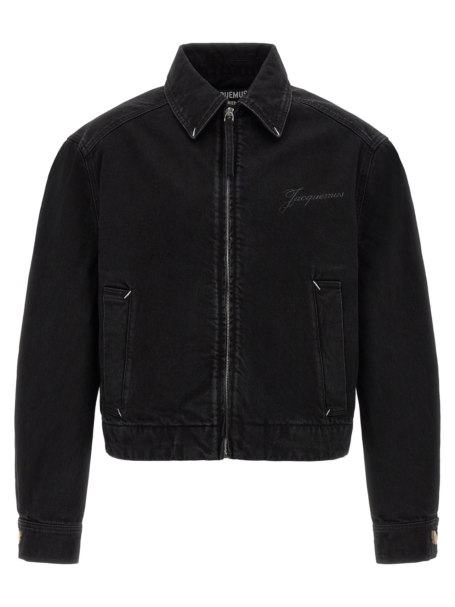 Jacquemus Black Cotton Denim Jacket