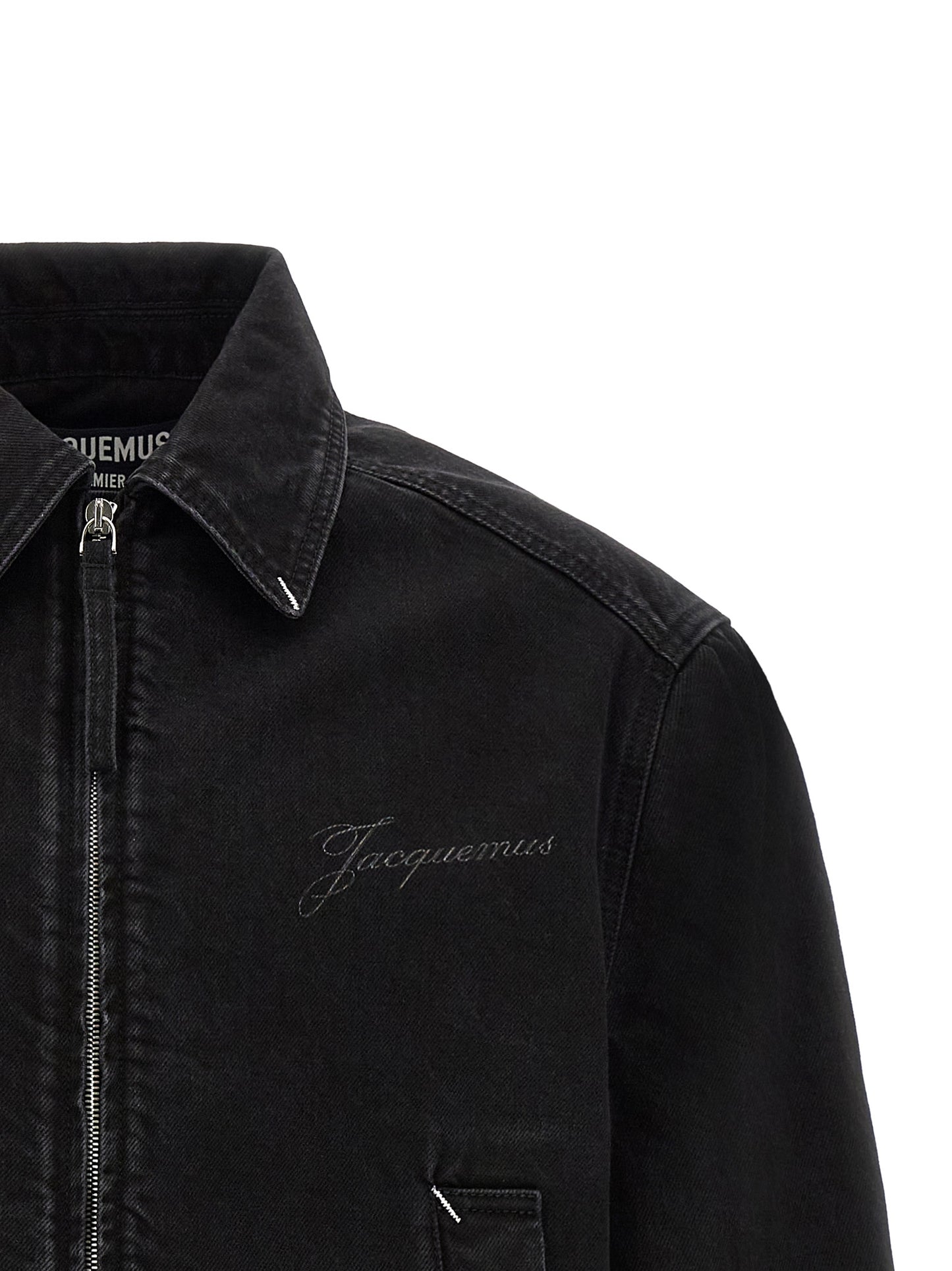 Jacquemus Black Cotton Denim Jacket