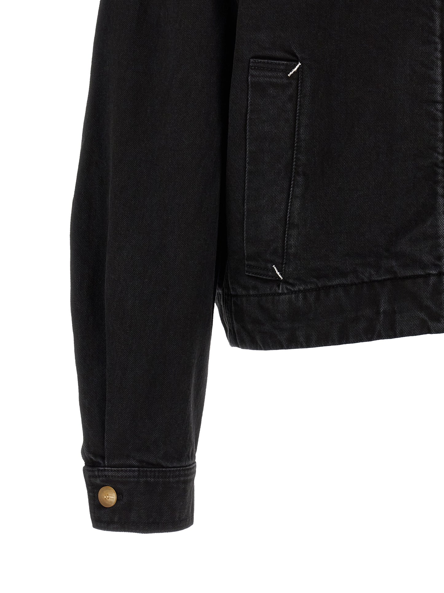 Jacquemus Black Cotton Denim Jacket