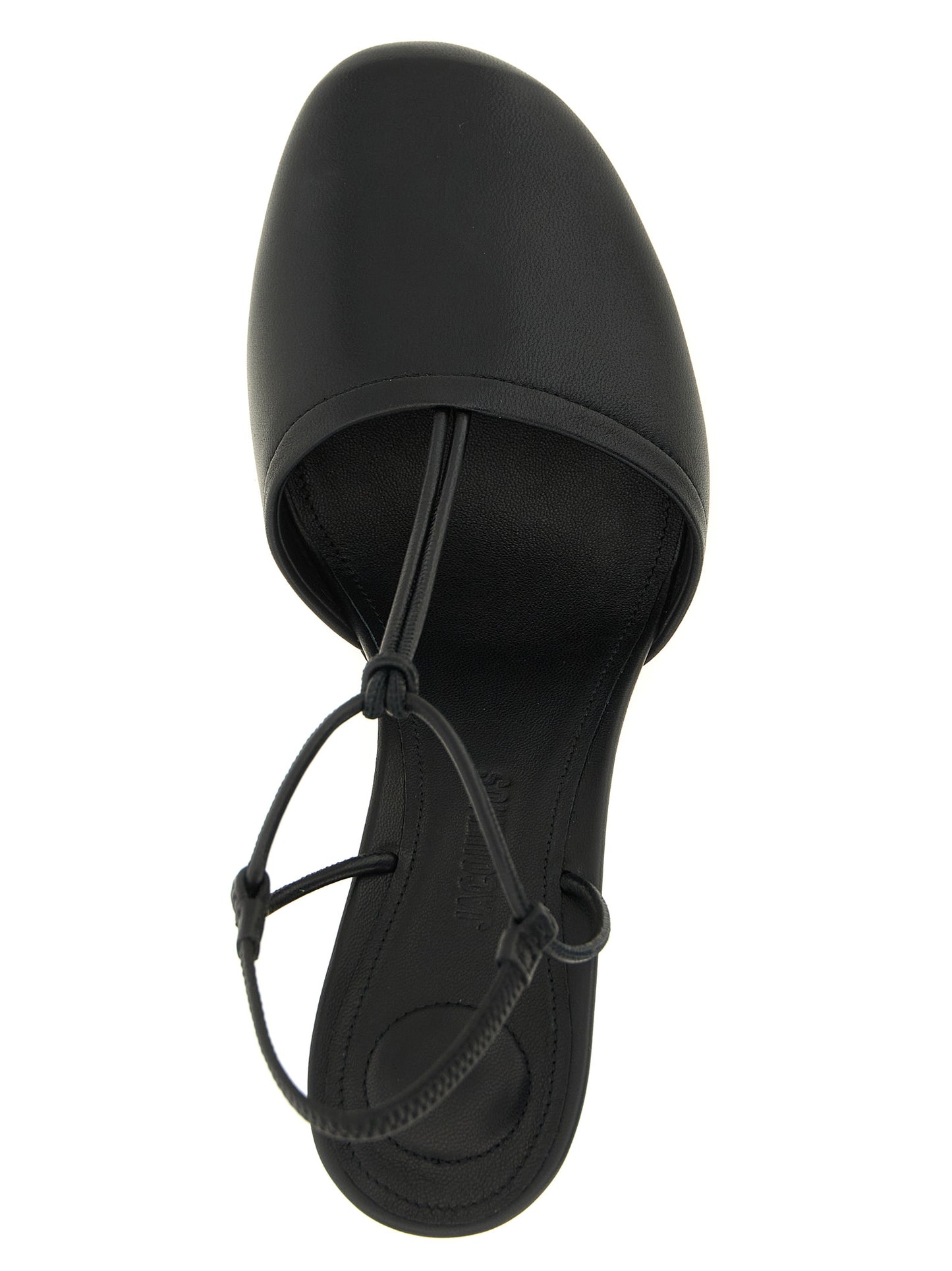 Jacquemus Black Lamb Leather High Heel Pumps