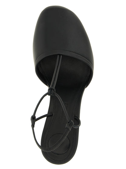 Jacquemus Black Lamb Leather High Heel Pumps
