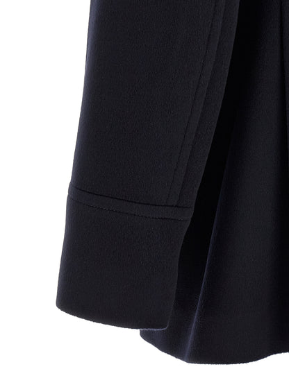 Brunello Cucinelli Blue Virgin Wool Coat