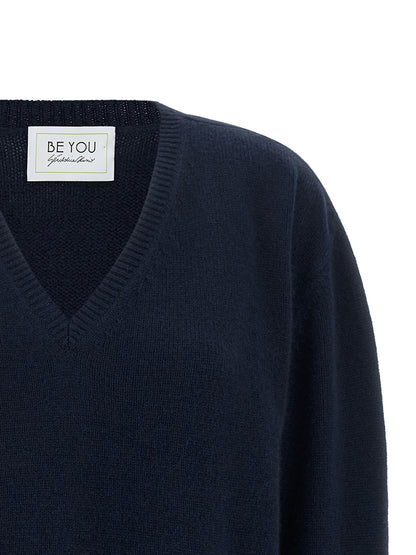 BE YOU Blue Cashmere Cardigan
