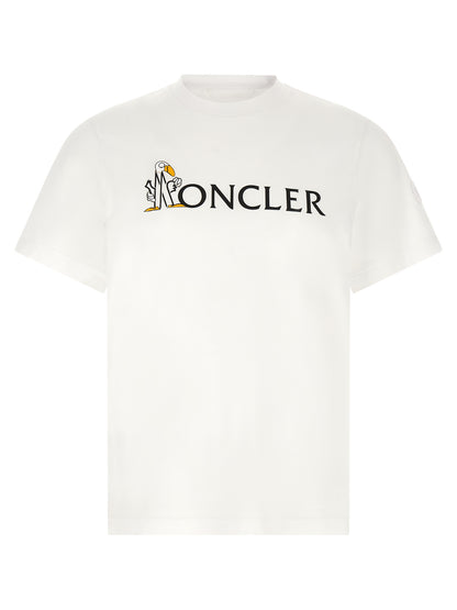 Moncler White Cotton T-Shirt