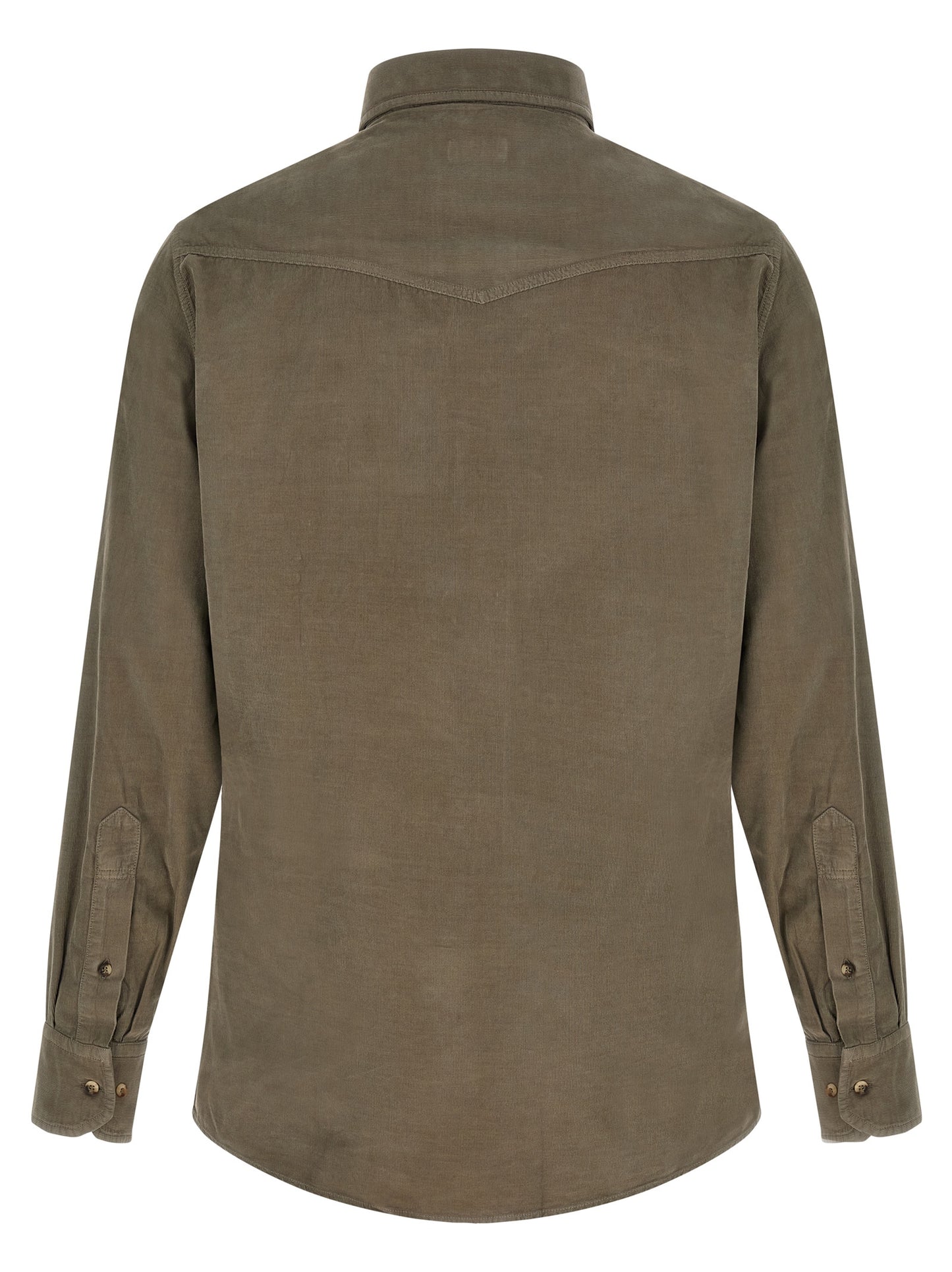 Brunello Cucinelli Bicolor Cotton Blouse