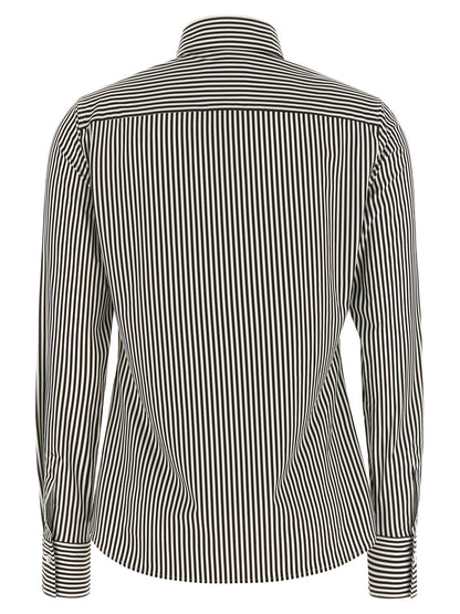 XACUS Bicolor Polyamide Blouse