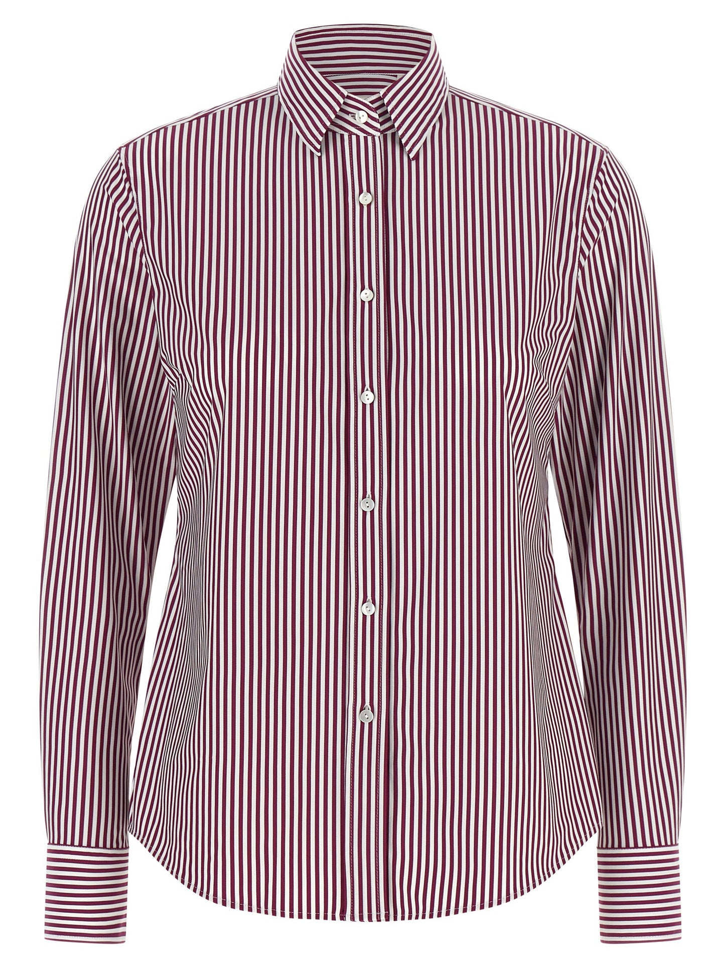 XACUS Bordeaux Polyamide Blouse