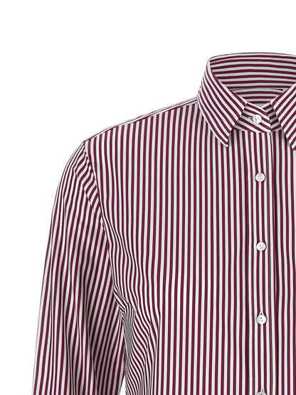 XACUS Bordeaux Polyamide Blouse