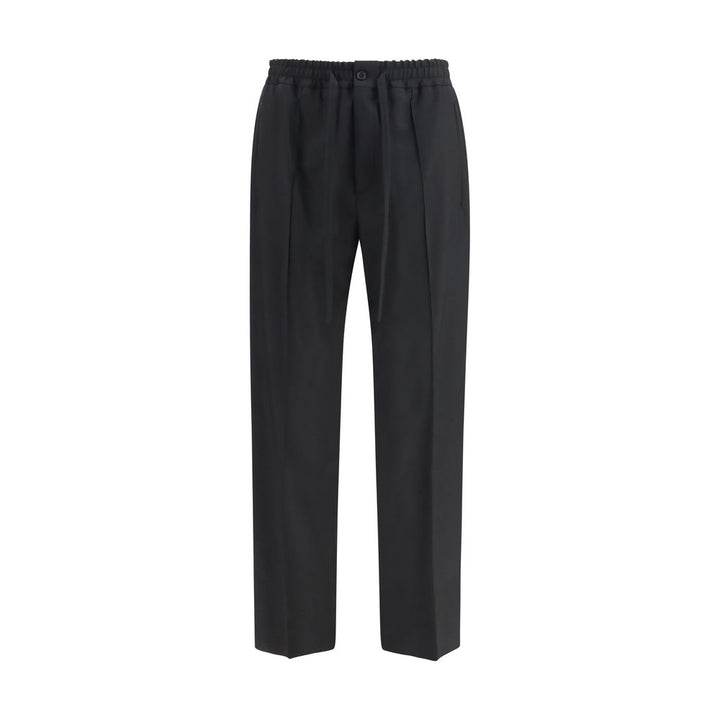 Valentino Garavani Black Wool Oves Aries Chino Pants
