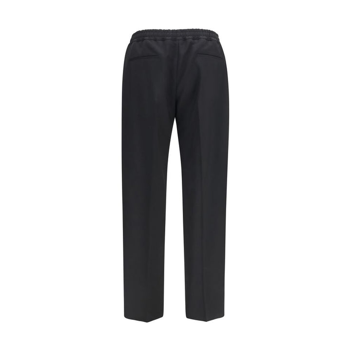 Valentino Garavani Black Wool Oves Aries Chino Pants