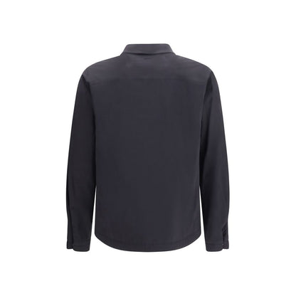 LAMINAR Black Polyamide Full-Length Jacket