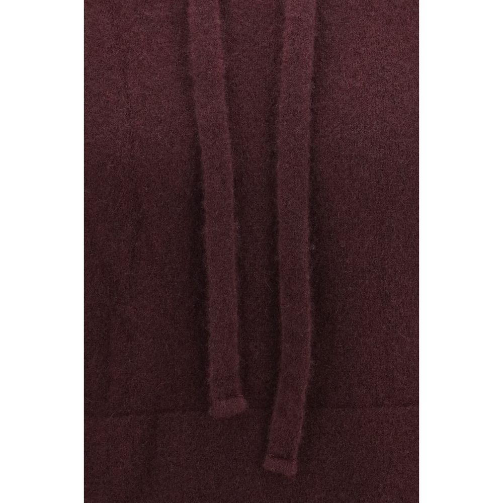 Laneus Bordeaux Cashmere Hoodie