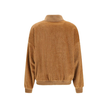Kristina Ti Brown Cotton Bomber