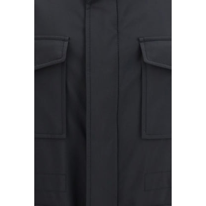 Brioni Blue Wool Oves Aries Full-Length Jacket