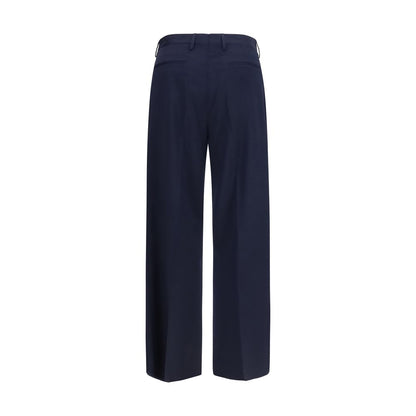 Vivienne Westwood Blue Wool Oves Aries Dress Pants
