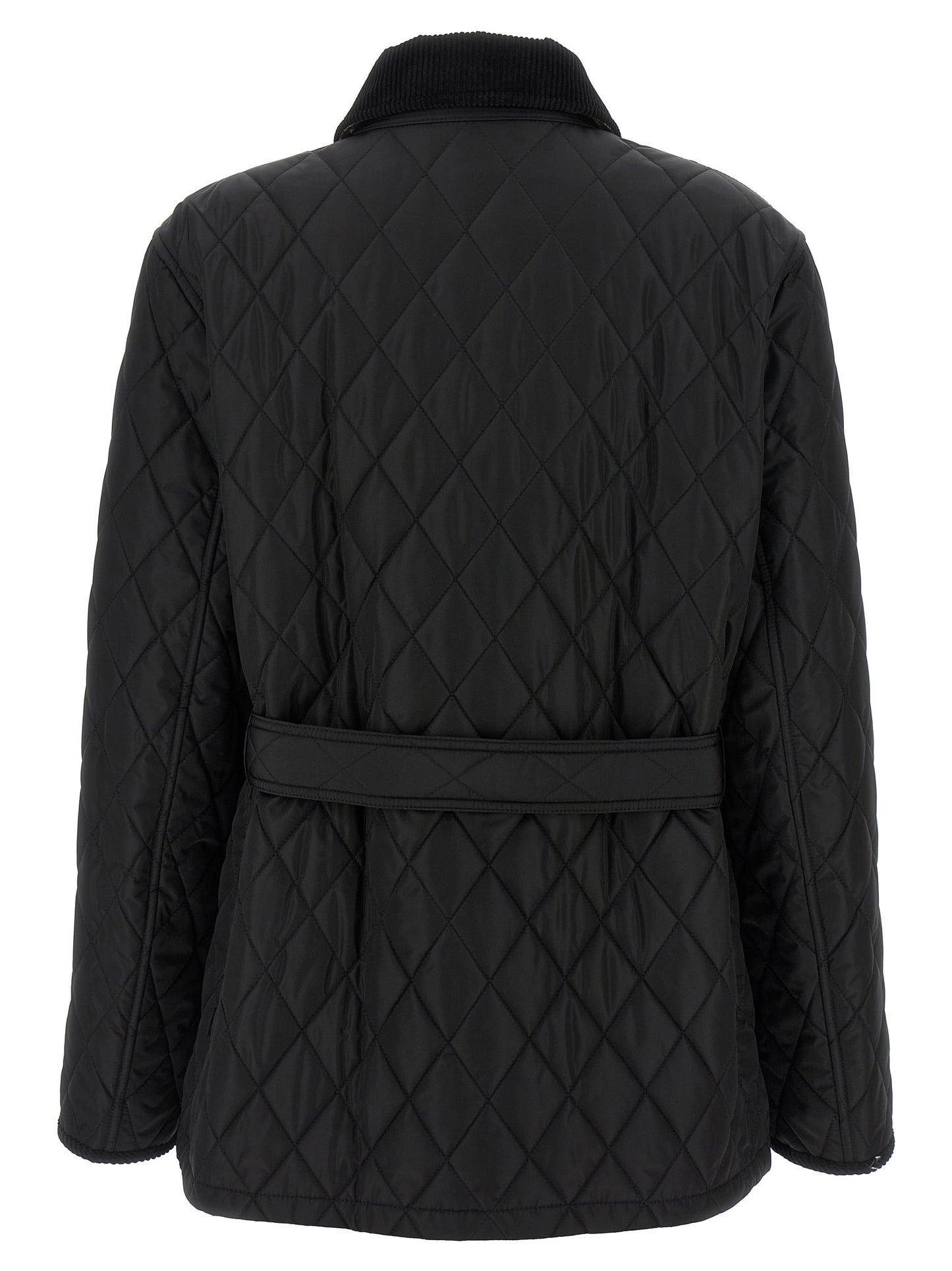 Burberry Black Polyamide Full-Length Jacket