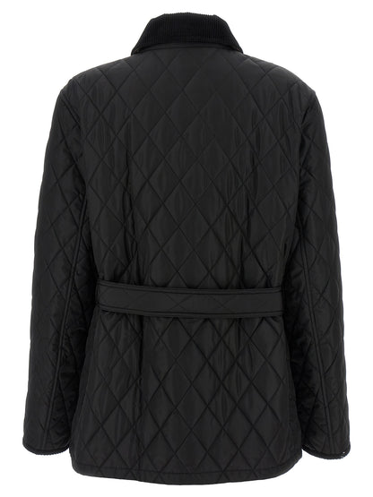 Burberry Black Polyamide Full-Length Jacket