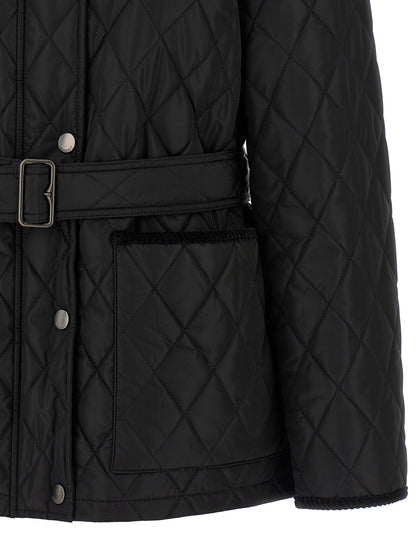 Burberry Black Polyamide Full-Length Jacket