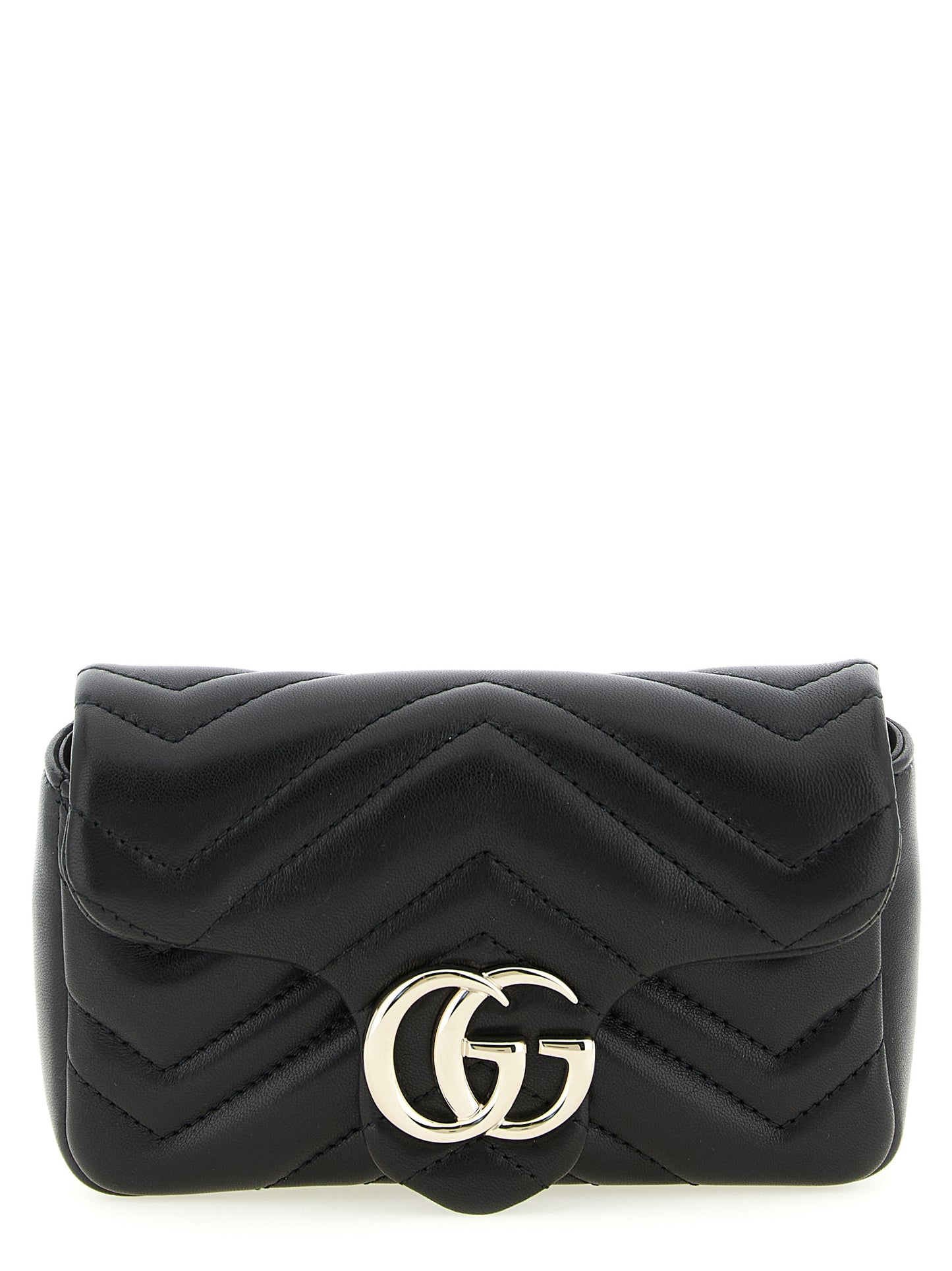 Gucci Black Lamb Leather Shoulder Bag