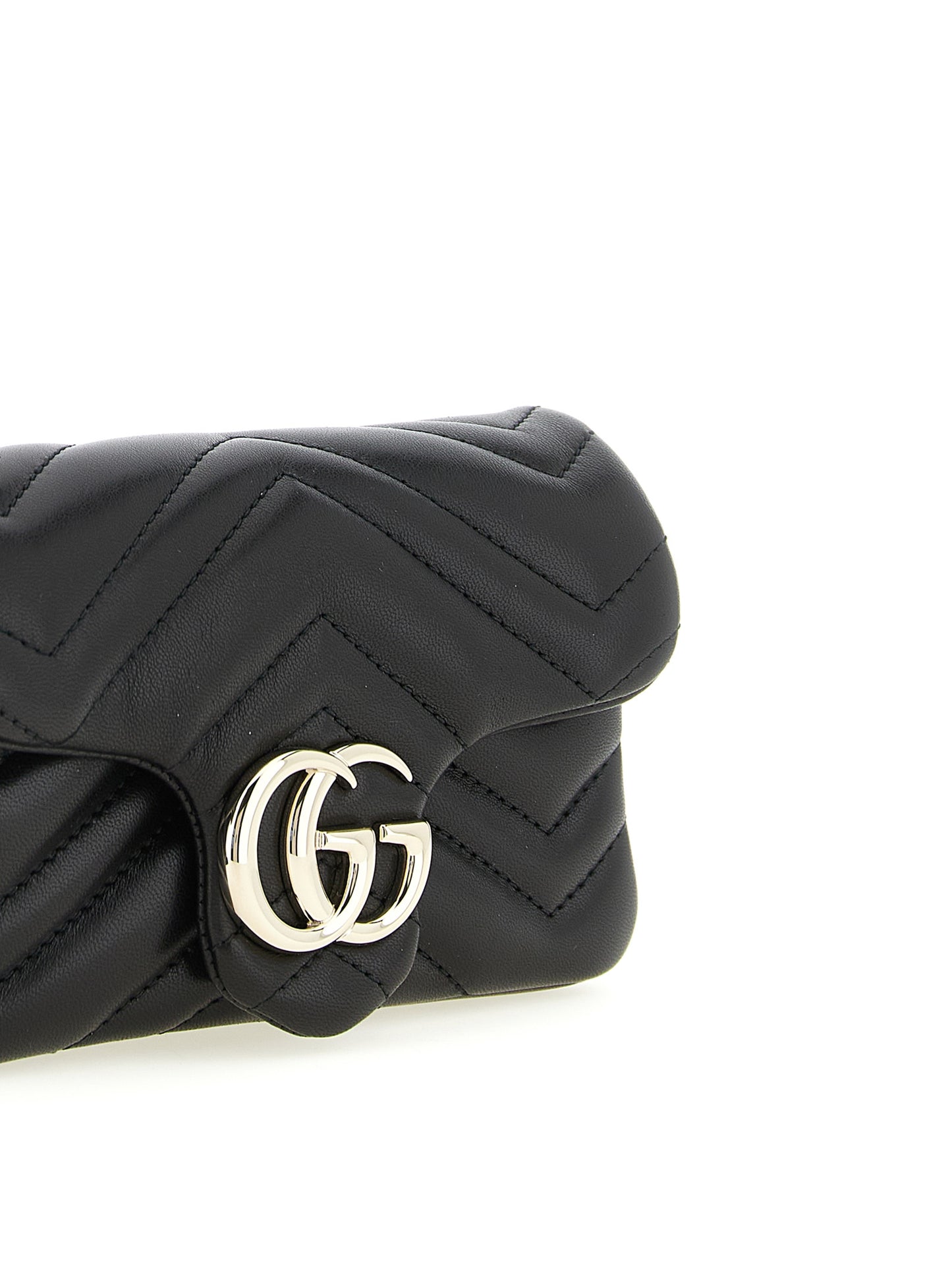 Gucci Black Lamb Leather Shoulder Bag