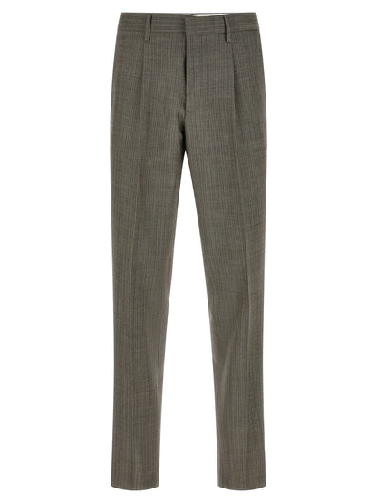 Lardini Gray Virgin Wool Two-Piece Suit
