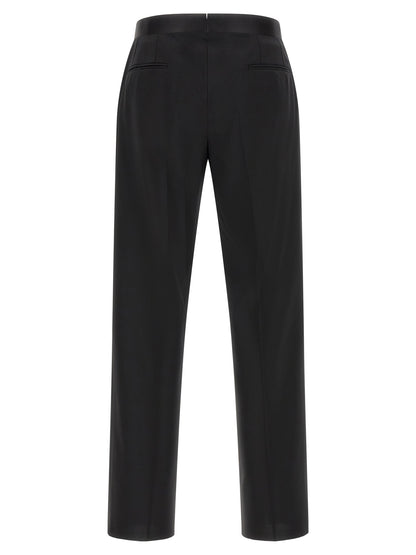 Lardini Black Virgin Wool Tuxedo