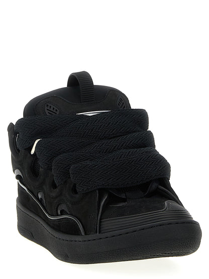Lanvin Black Calfskin Sneakers