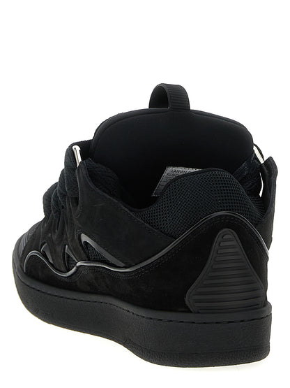 Lanvin Black Calfskin Sneakers