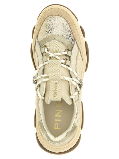 PINKO Multicolor Cowhide Chunky Sneakers