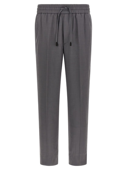Brioni Gray Wool Casual Pants