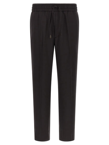 Brioni Brown Wool Casual Pants