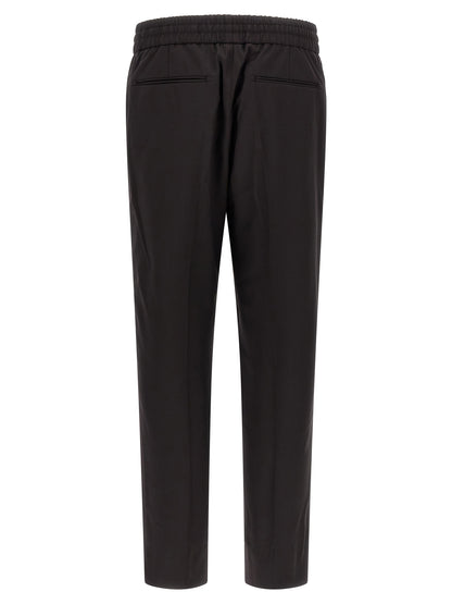 Brioni Brown Wool Casual Pants