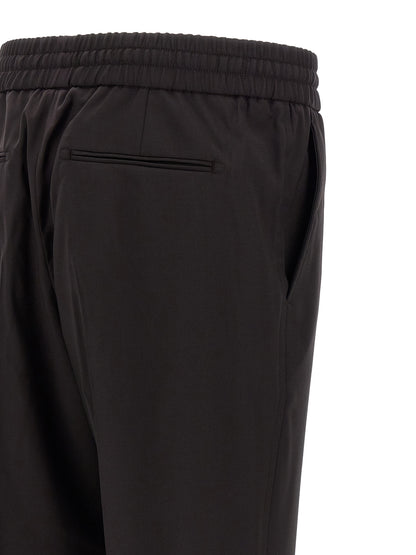 Brioni Brown Wool Casual Pants