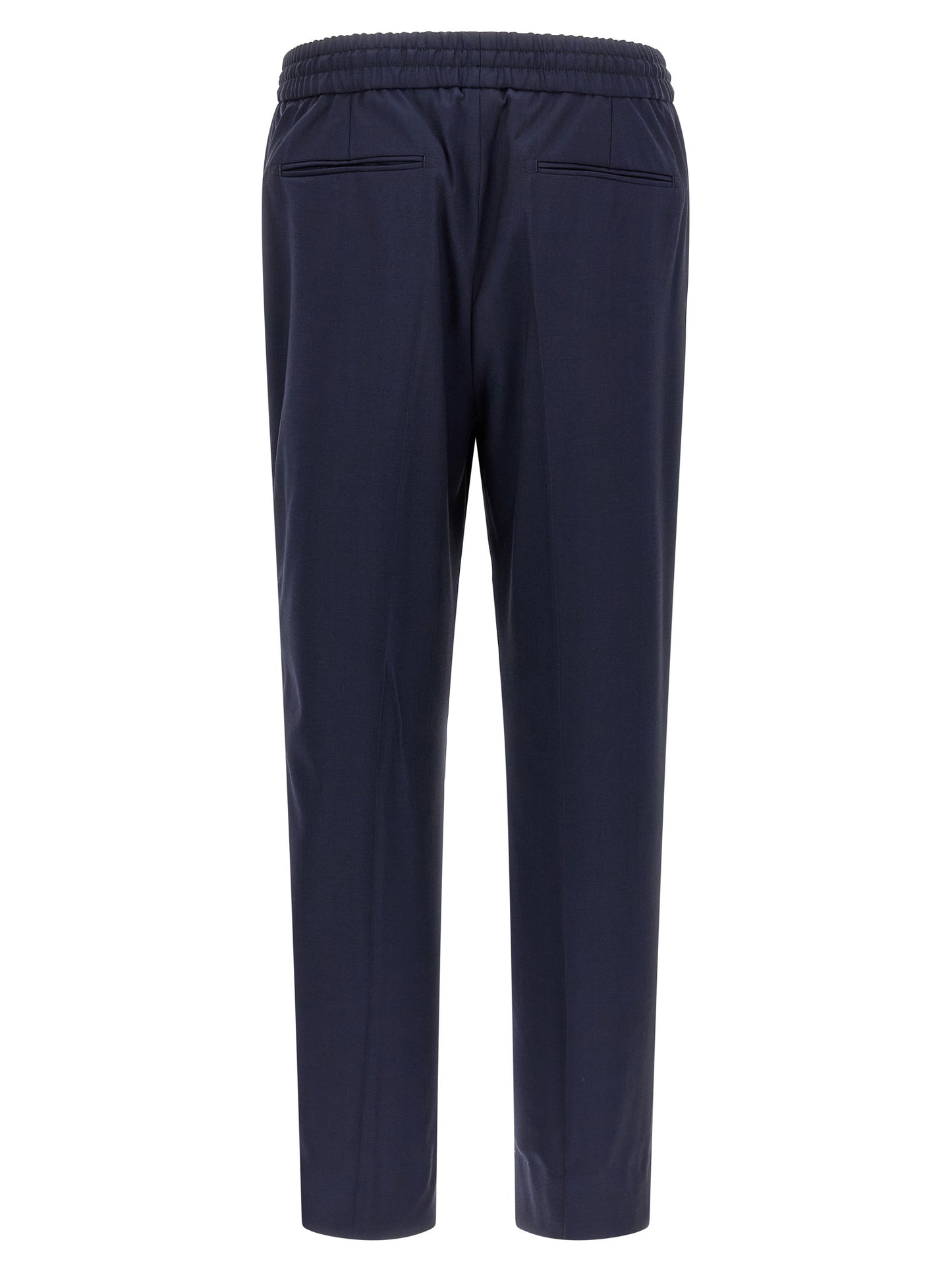 Brioni Blue Wool Casual Pants